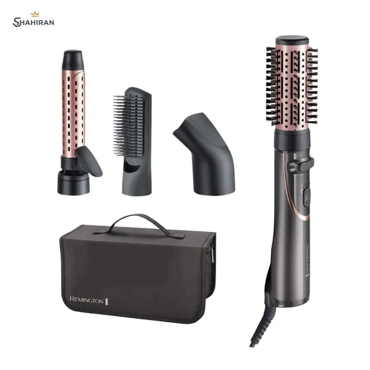 سشوار برس دار چرخشی رمینگتون مدل AS8606 (800 وات) Remington — تصویر ۳