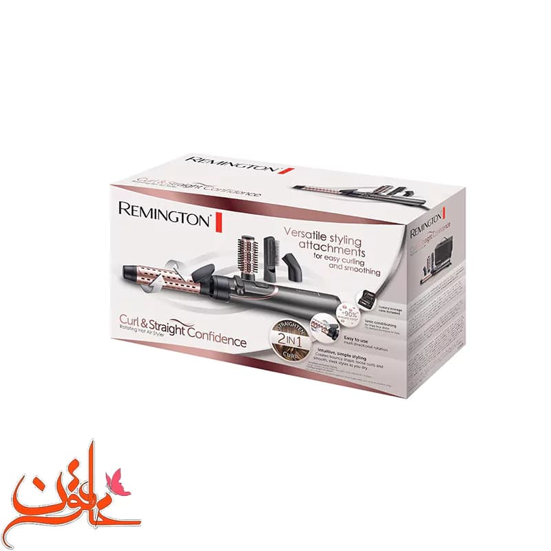 سشوار برس دار چرخشی رمینگتون مدل AS8606 (800 وات) Remington — تصویر ۹