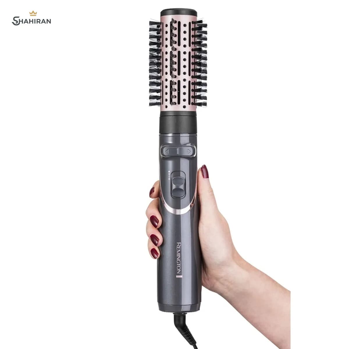 سشوار برس دار چرخشی رمینگتون مدل AS8606 (800 وات) Remington — تصویر ۵