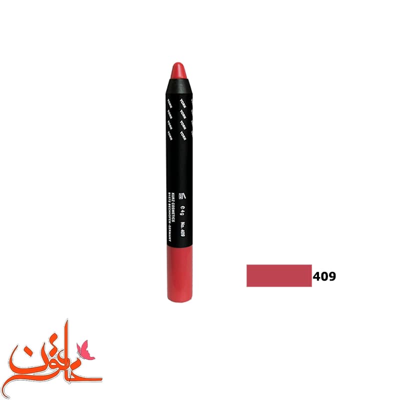 رژ لب مدادی یورن شماره 409 Yorn Lip Stick Pencil