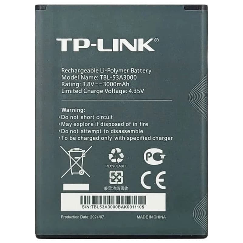 باتری مودم تی پی لینک M7450 TBL-53A3000 — تصویر ۵
