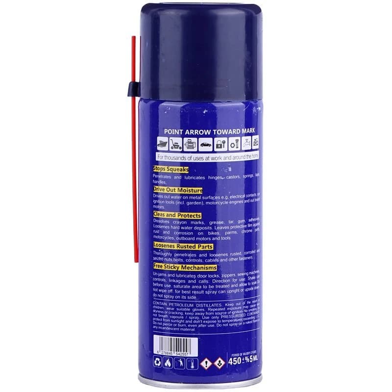اسپری روان کننده هامون WD-40 450ml — تصویر ۲