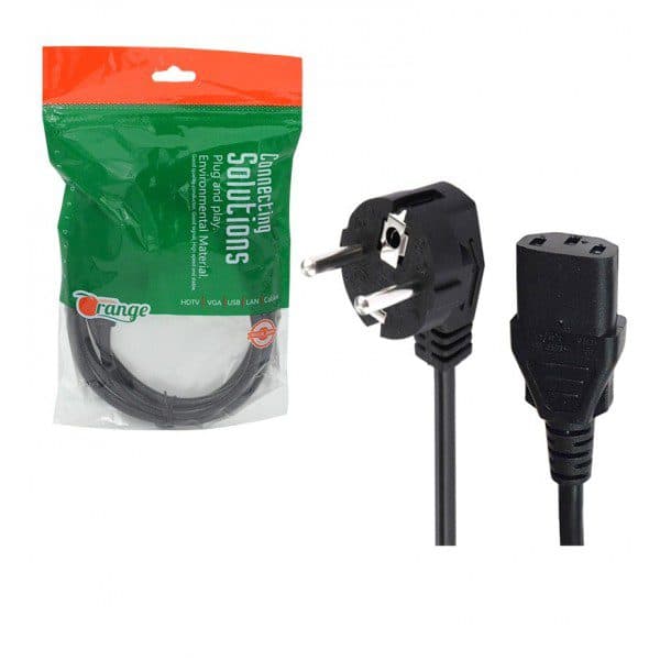 کابل برق پاور کامپیوتر اورنج 1.5 متری کد 4696