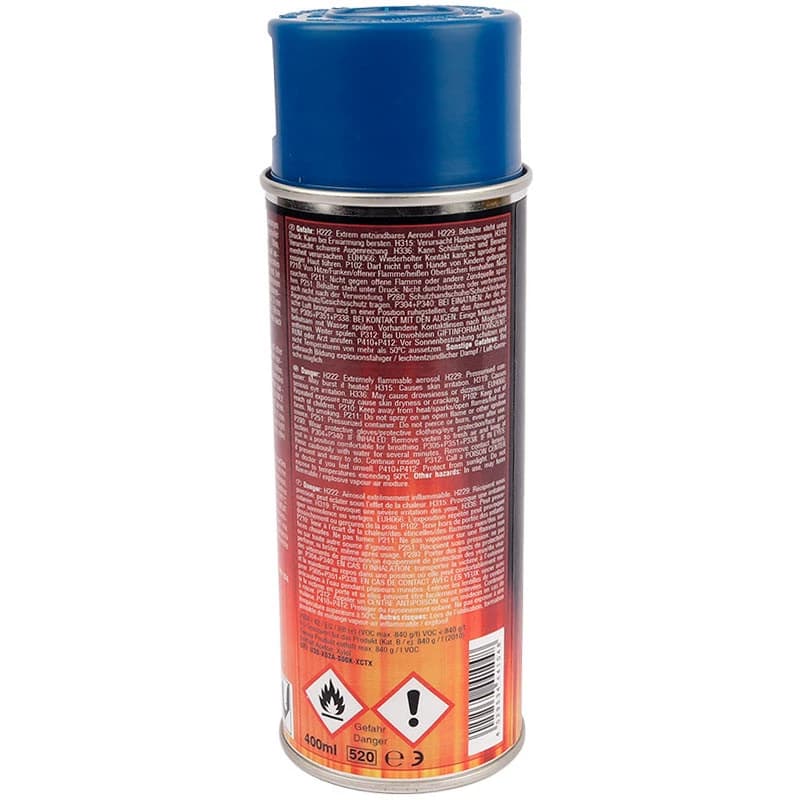 اسپری رنگ نسوز آبی Prosol Thermo lack 400ml — تصویر ۵