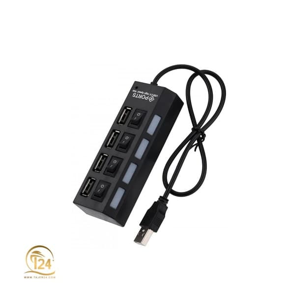 هاب 8 پورت USB2.0 مدل Hi-Speed با کابل 60 سانتی کد 0062 — تصویر ۴