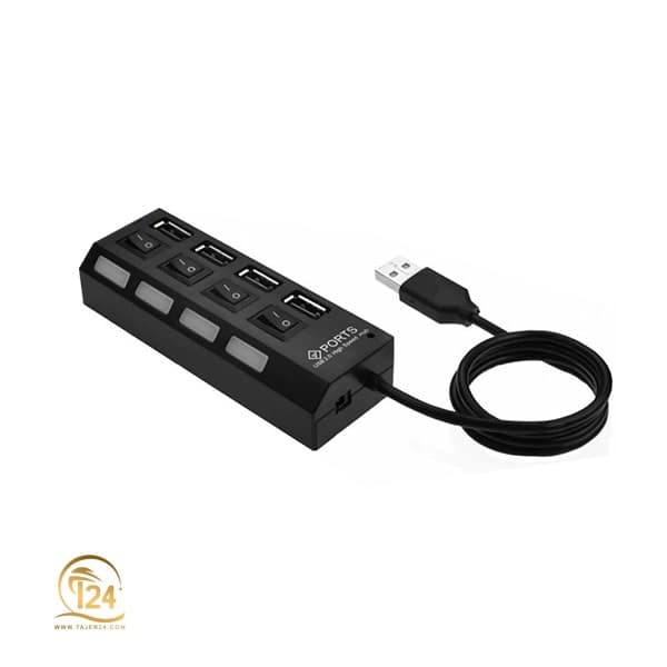 هاب 8 پورت USB2.0 مدل Hi-Speed با کابل 60 سانتی کد 0062 — تصویر ۵