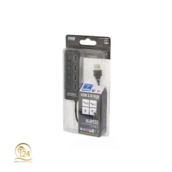 هاب 8 پورت USB2.0 مدل Hi-Speed با کابل 60 سانتی کد 0062 — تصویر ۸