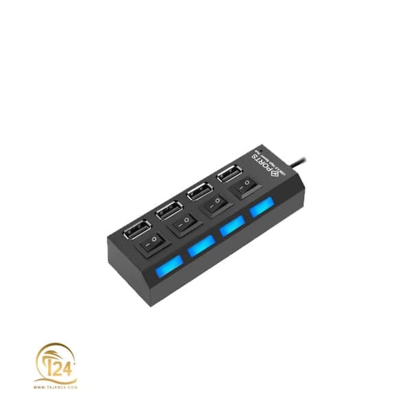 هاب 8 پورت USB2.0 مدل Hi-Speed با کابل 60 سانتی کد 0062 — تصویر ۷