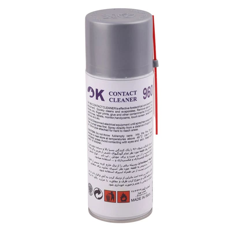 اسپری تمیز کننده خشک OK 960 450ml — تصویر ۲
