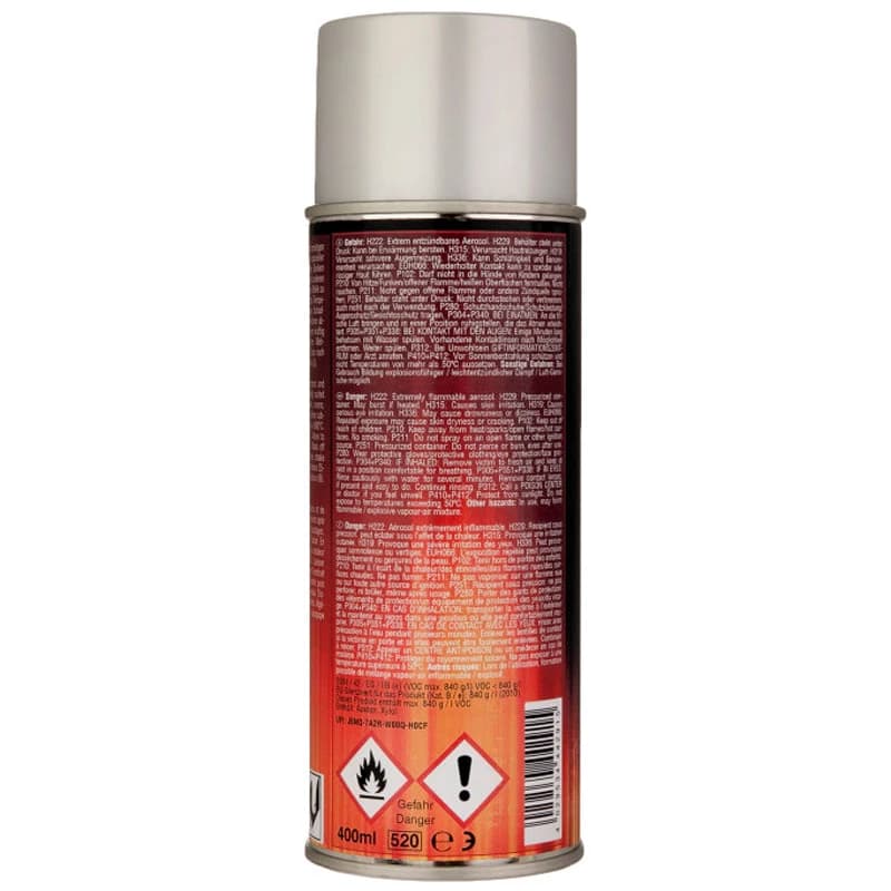 اسپری رنگ نسوز نقره ای Prosol Thermo lack 400ml — تصویر ۱۲
