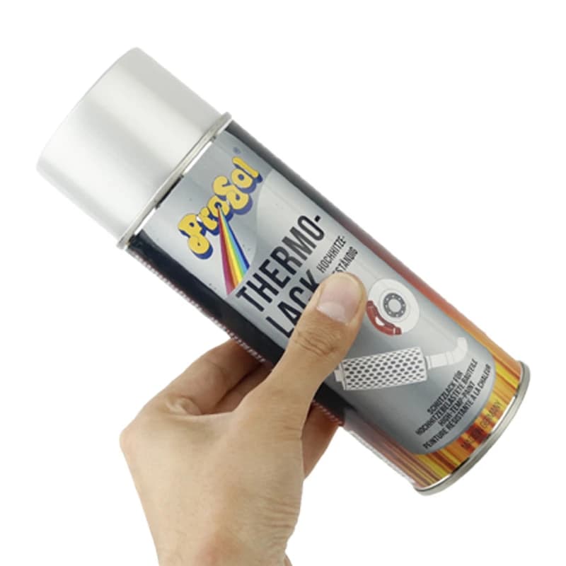 اسپری رنگ نسوز نقره ای Prosol Thermo lack 400ml — تصویر ۲
