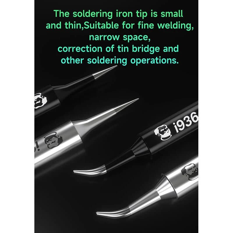 نوک هویه سر کج مکانیک i936 LF-IS بسته 5 عددی — تصویر ۳