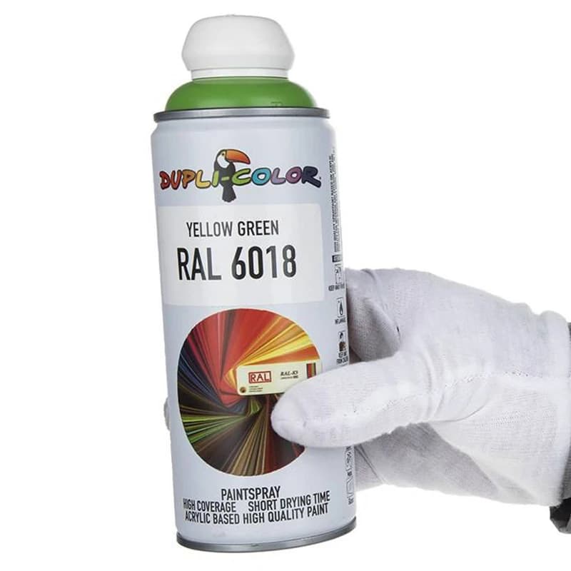 اسپری رنگ سبز Dupli-Color RAL 6018 400ml — تصویر ۵