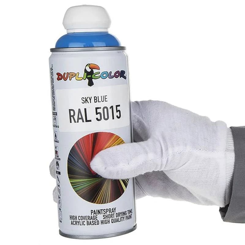 اسپری رنگ آبی آسمانی Dupli-Color RAL 5015 400ml — تصویر ۸