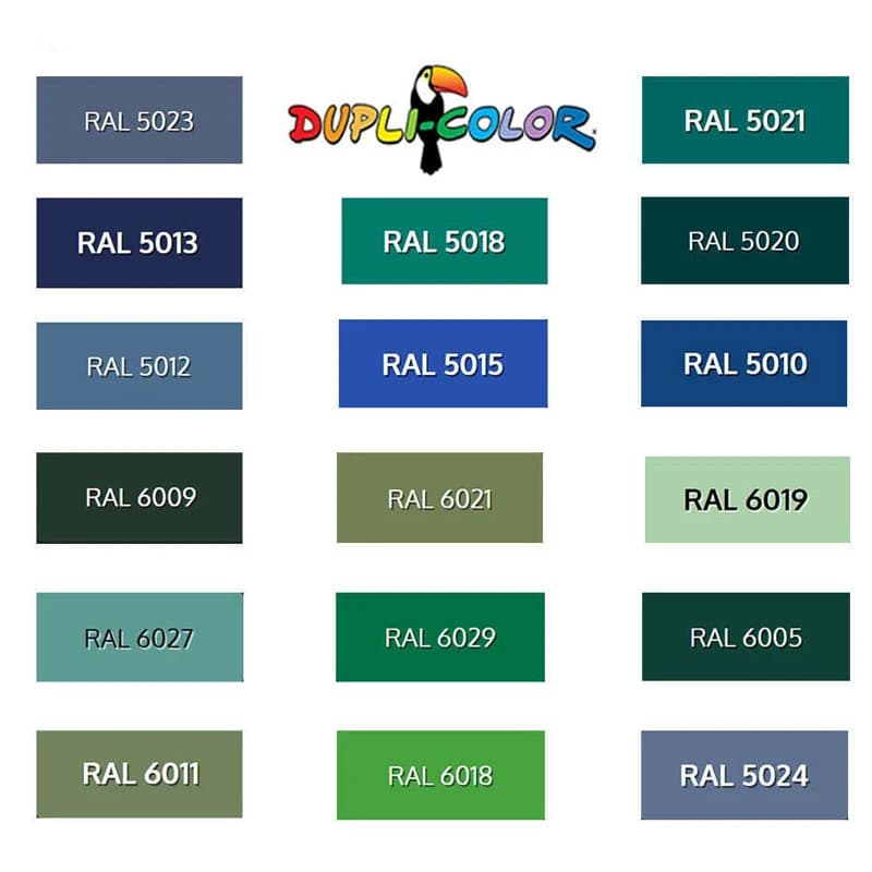 اسپری رنگ آبی آسمانی Dupli-Color RAL 5015 400ml — تصویر ۳