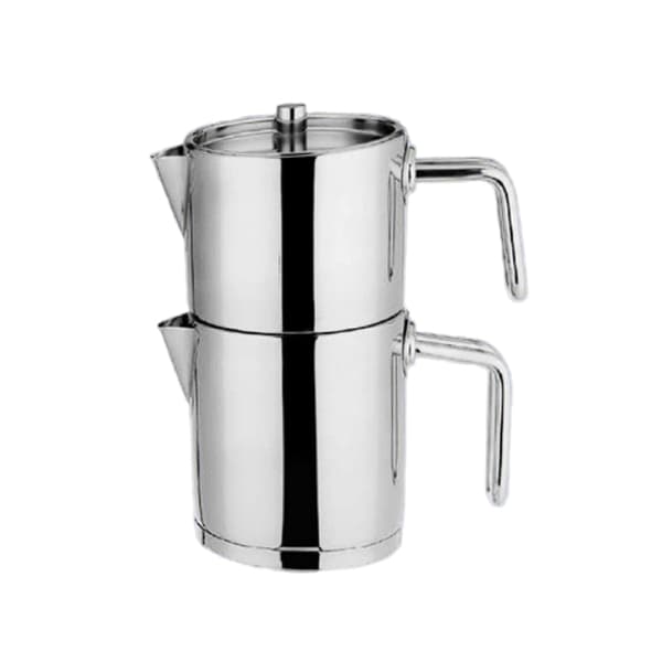 کتری و قوری 2 لیتر کالسیک استیل مدل UN- 7264