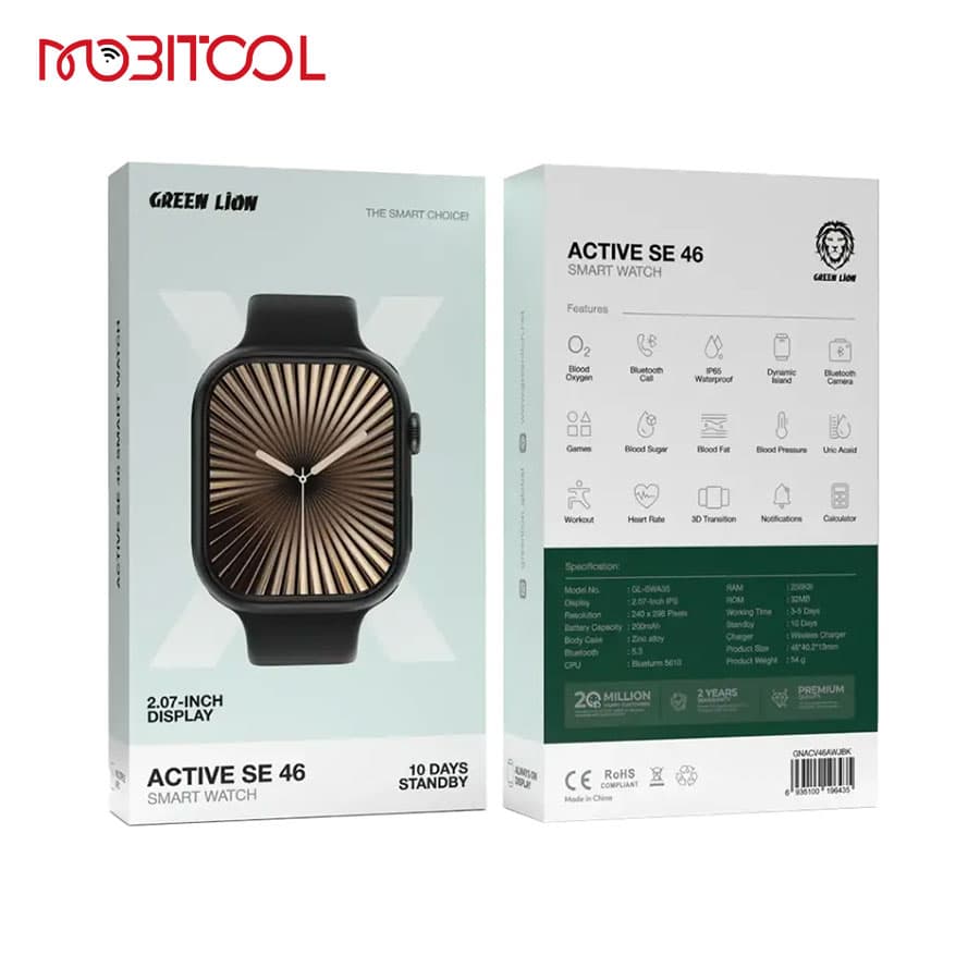 ساعت هوشمند گرین لاین Green Lion Active SE 46 Smart Watch — تصویر ۲