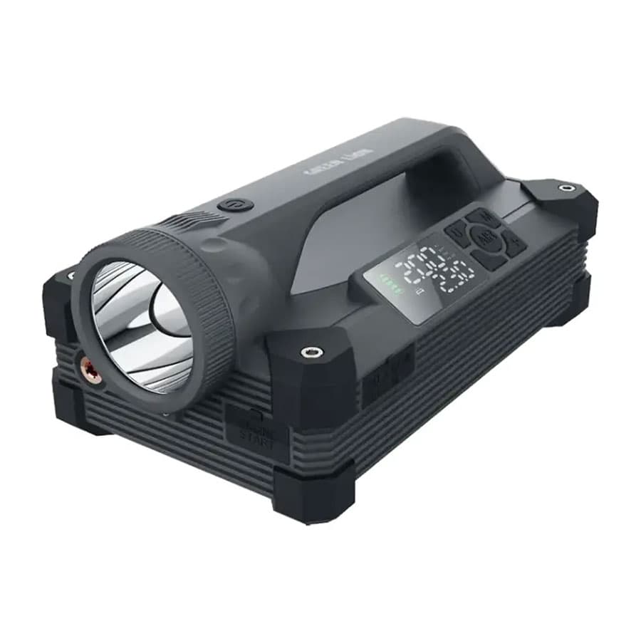 جامپ استارتر و کمپرسور باد قابل حمل گرین لاین Green Lion JX66 Jump Starter 24000mAh