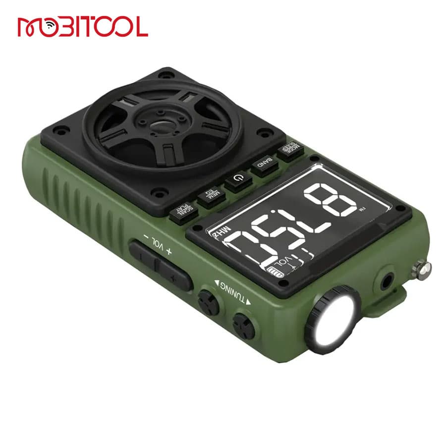 رادیو و اسپیکر بلوتوث گرین لاین Green Lion Voyager Portable Radio,Flash Light,Speaker — تصویر ۲