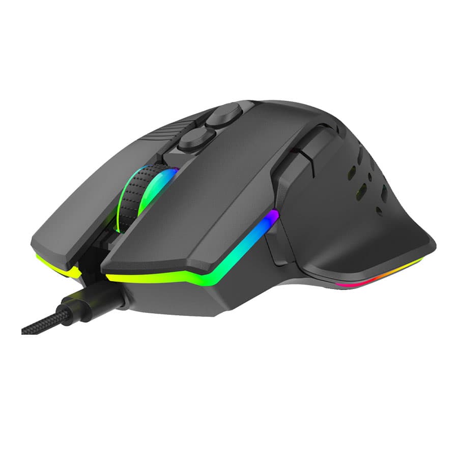 موس گیمینگ پرودو Porodo Gaming 9D Wired Mouse DPI 12800 PDX320