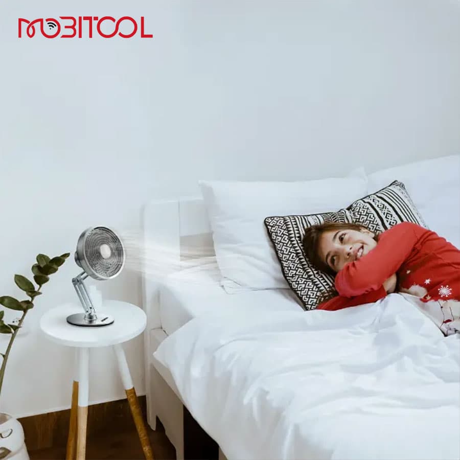 پنکه رومیزی شارژی پرودو Porodo Lifestyle Metal Desk Fan PD-LFST043 — تصویر ۴