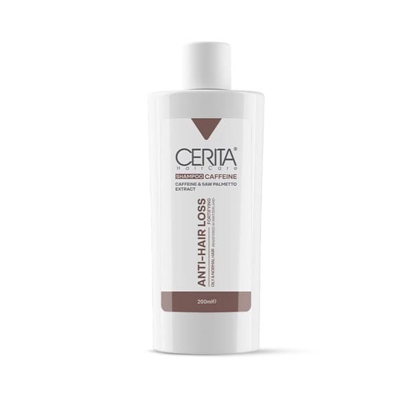 شامپو تقویتی کافئین سریتا 200 میلیلیتر | Cerita Caffeine Strengthening Shampoo 200 ml