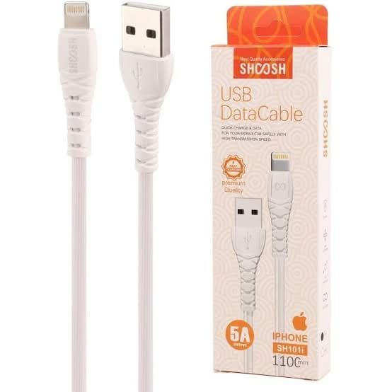 کابل شارژ لایتنینگ شوش مدل SH-101i به طول 110 سانتی متر — تصویر ۲