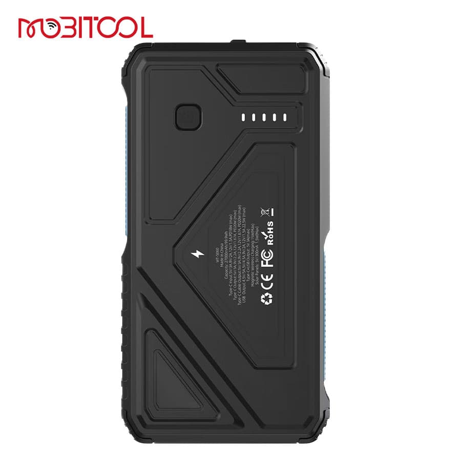 پاوربانک خورشیدی 27 هزار وایرلس پاورولوژی Powerology 27000mAh Solar Wireless Charging Power Bank PPBCHA77 — تصویر ۳