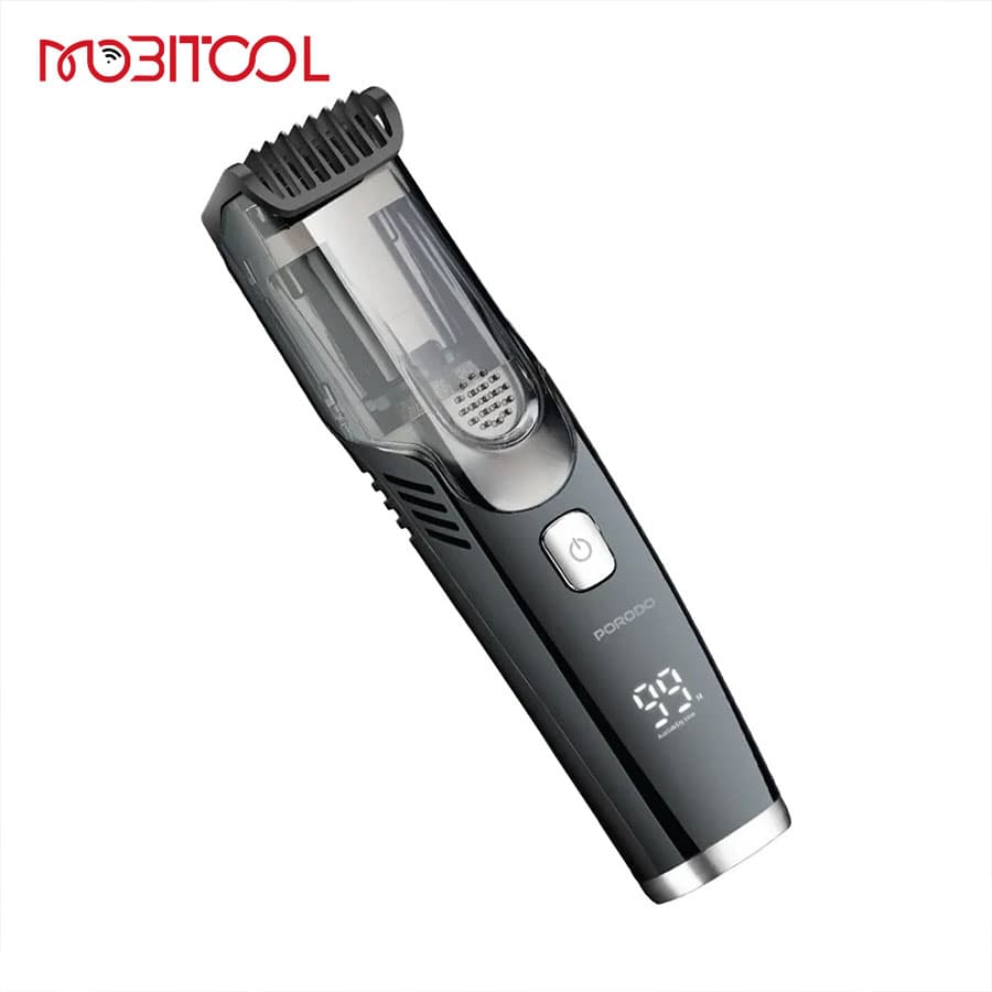 ماشین اصلاح ریش و بدن با مکش هوا پرودو Porodo Lifestyle Air Suction Beard & Body Trimmer PD-LFST063-BK — تصویر ۳
