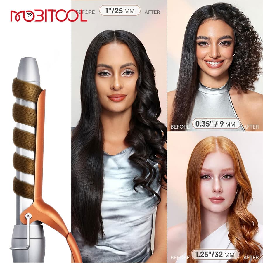 بابلیس فر کننده مو شیگلم سایز 32 میلی متری SHEGLAM Hair It-Curl Curling Iron 32mm — تصویر ۳