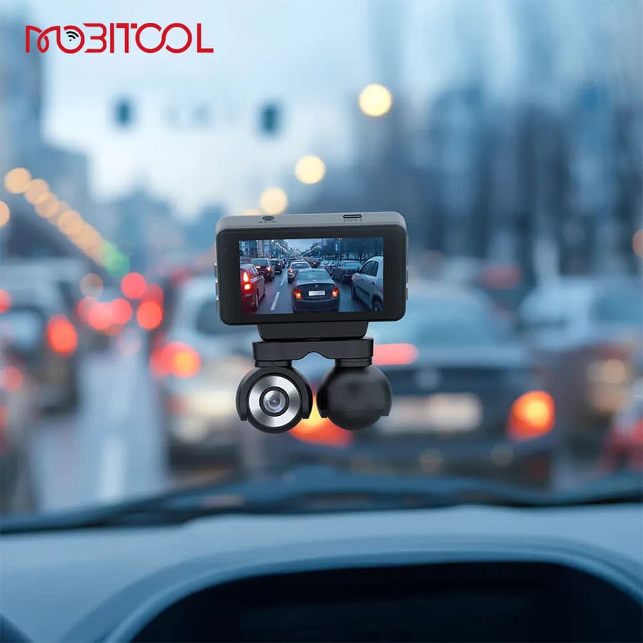 دوربین ثبت وقایع خودرو 4K پاورولوژی Powerology Dual Lens Dash Camera P4KCAM108 — تصویر ۳