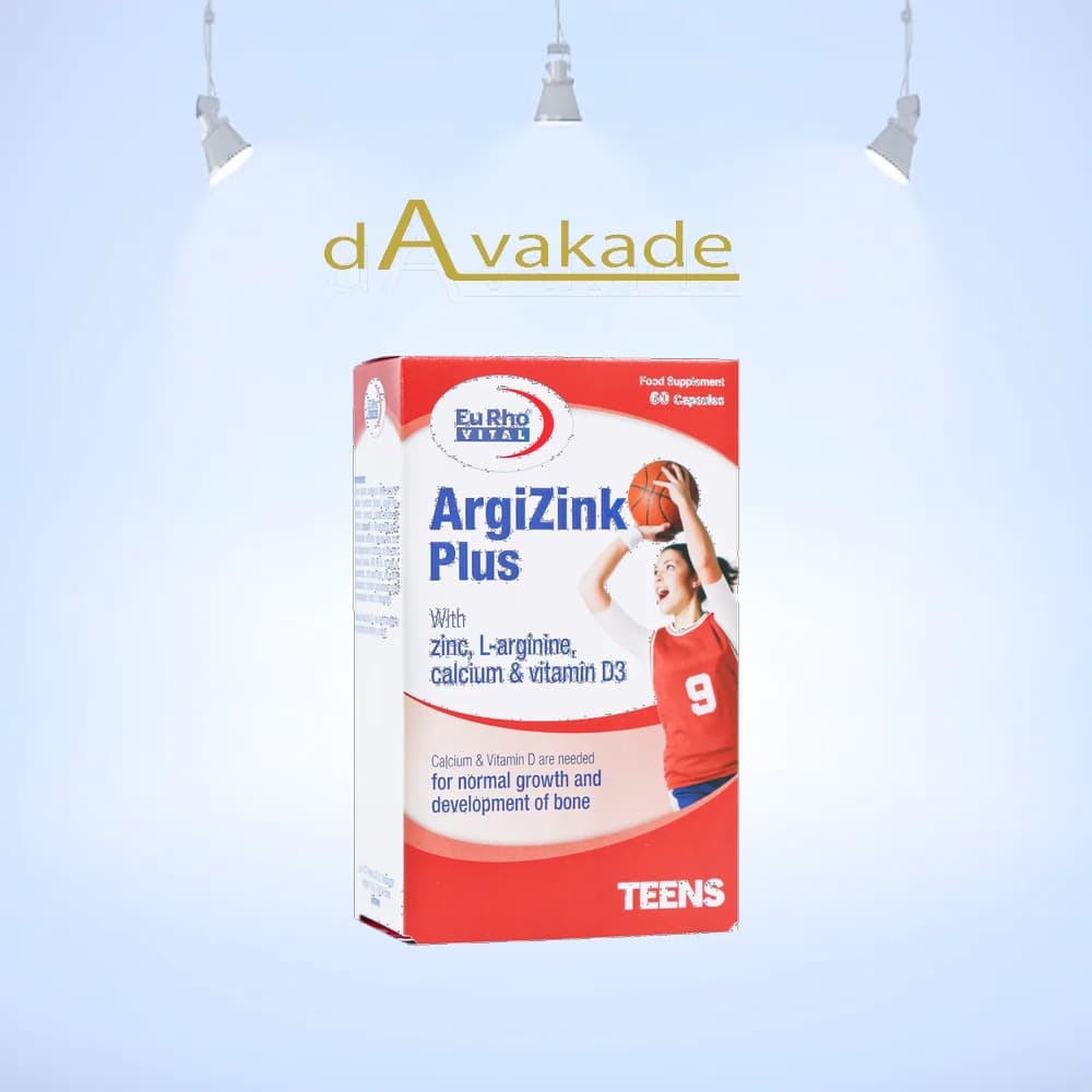 کپسول آرژی‌زینک پلاس یوروویتال EURHO VITAL، ۶۰ عددی — تصویر ۲