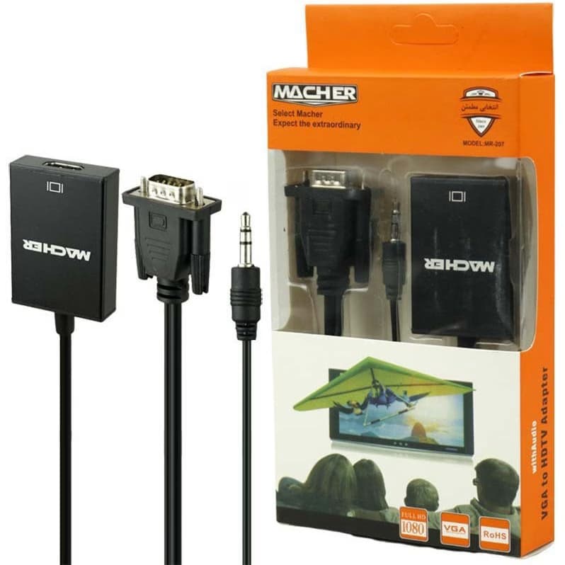 تبدیل تصویر VGA به HDMI مچر مدل MR-207 — تصویر ۵