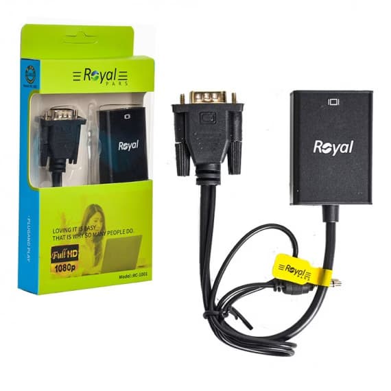 تبدیل تصویر VGA به HDMI رویال مدل RC-1001