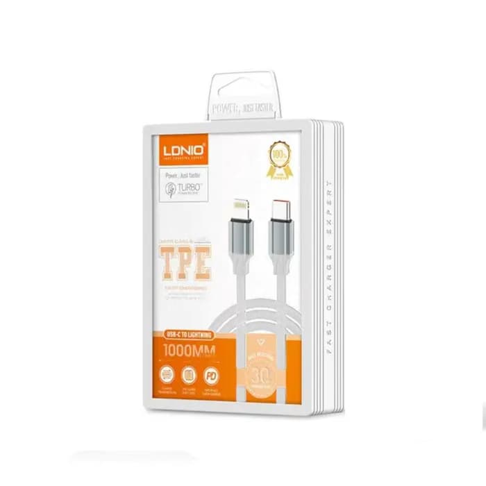 کابل شارژ تایپ سی به لایتینگ الدینیو 30 وات مدل LC441i طول 1 متر — تصویر ۴