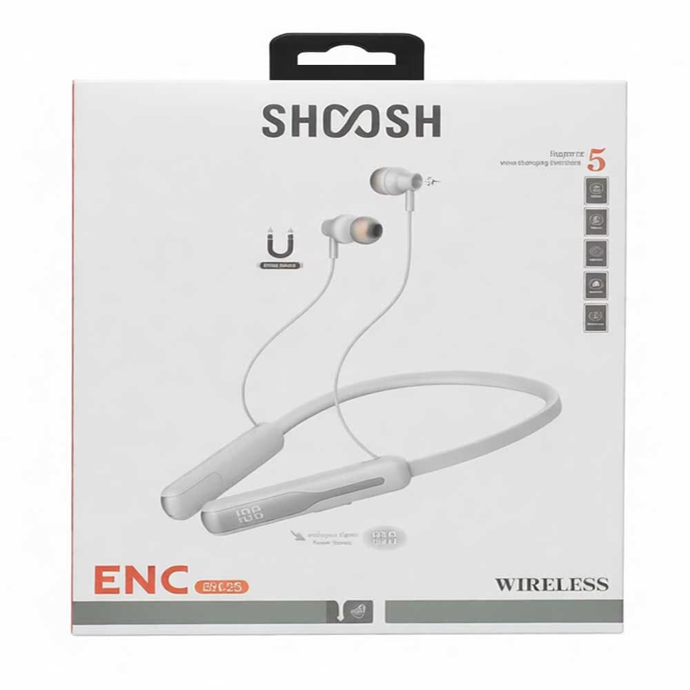 هندزفری بلوتوث دورگردنی شوش مدل SHOOSH SH-28 — تصویر ۵
