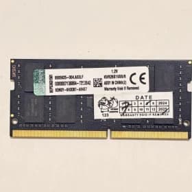 رم لپ‌تاپ کینگستون ظرفیت 8 گیگابایت DDR4 فرکانس 3200 مگاهرتز تایمینگ CL22 تک‌کاناله | KINGSTON SODIMM 8GB DDR4 3200MHz CL22 Laptop RAM