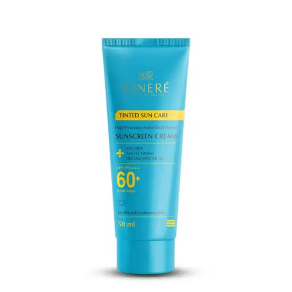 کرم ضد آفتاب رنگی +SPF60 سینره — تصویر ۵