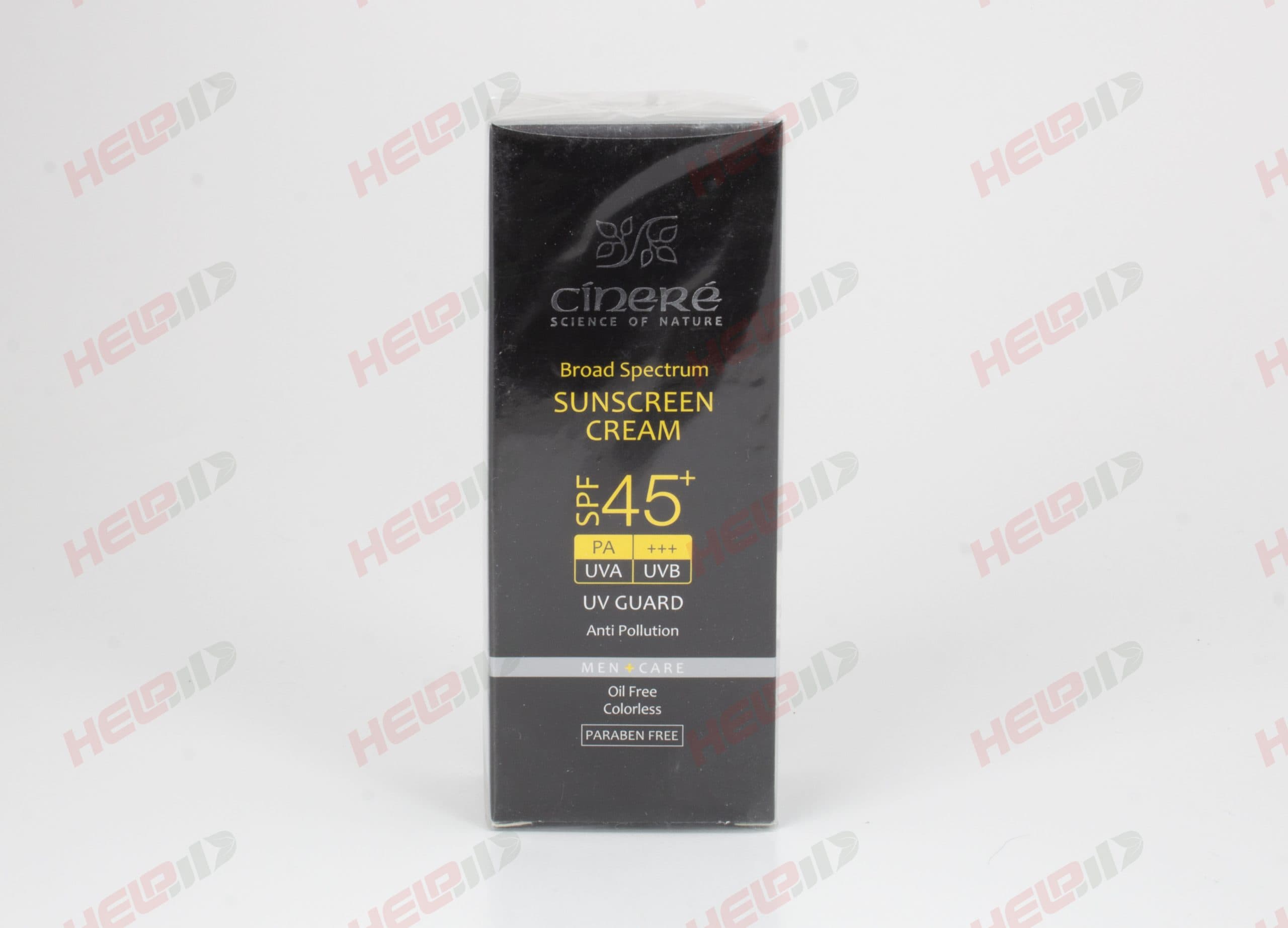 کرم ضد آفتاب SPF45 مخصوص آقایان سینره — تصویر ۲
