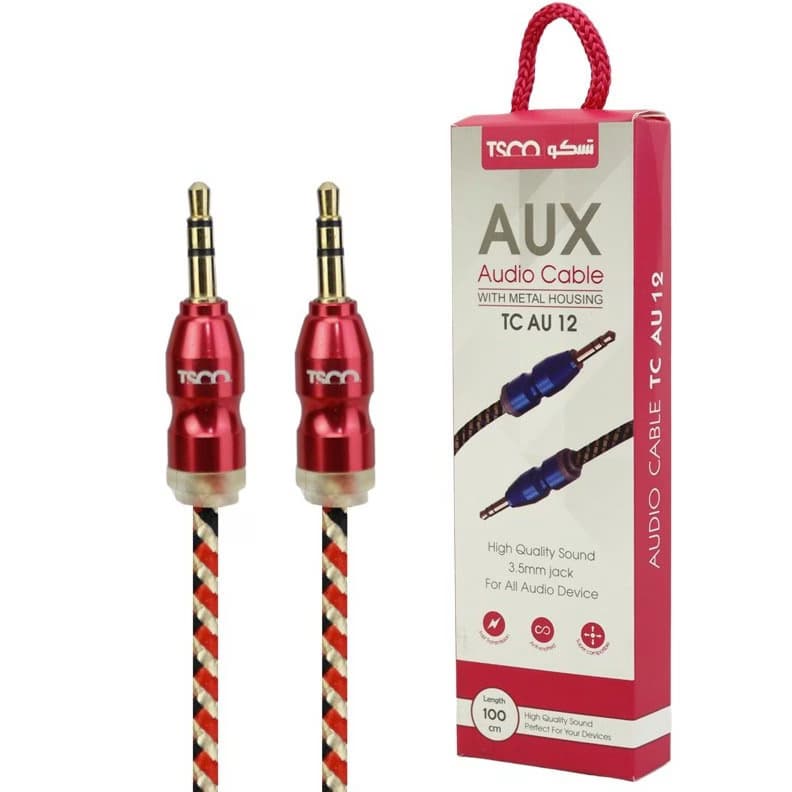 کابل AUX تسکو مدل TC-AU12 طول ۱ متر