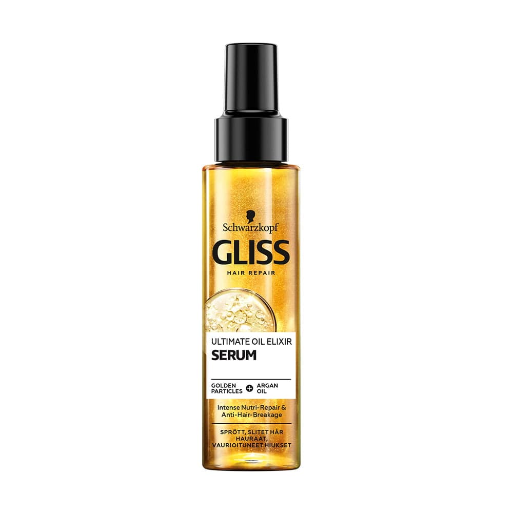 سرم مو ترمیم کننده OLTIMATE OIL ELIXIR گلیس مناسب موهای حساس و آسیب دیده 100 میل — تصویر ۲