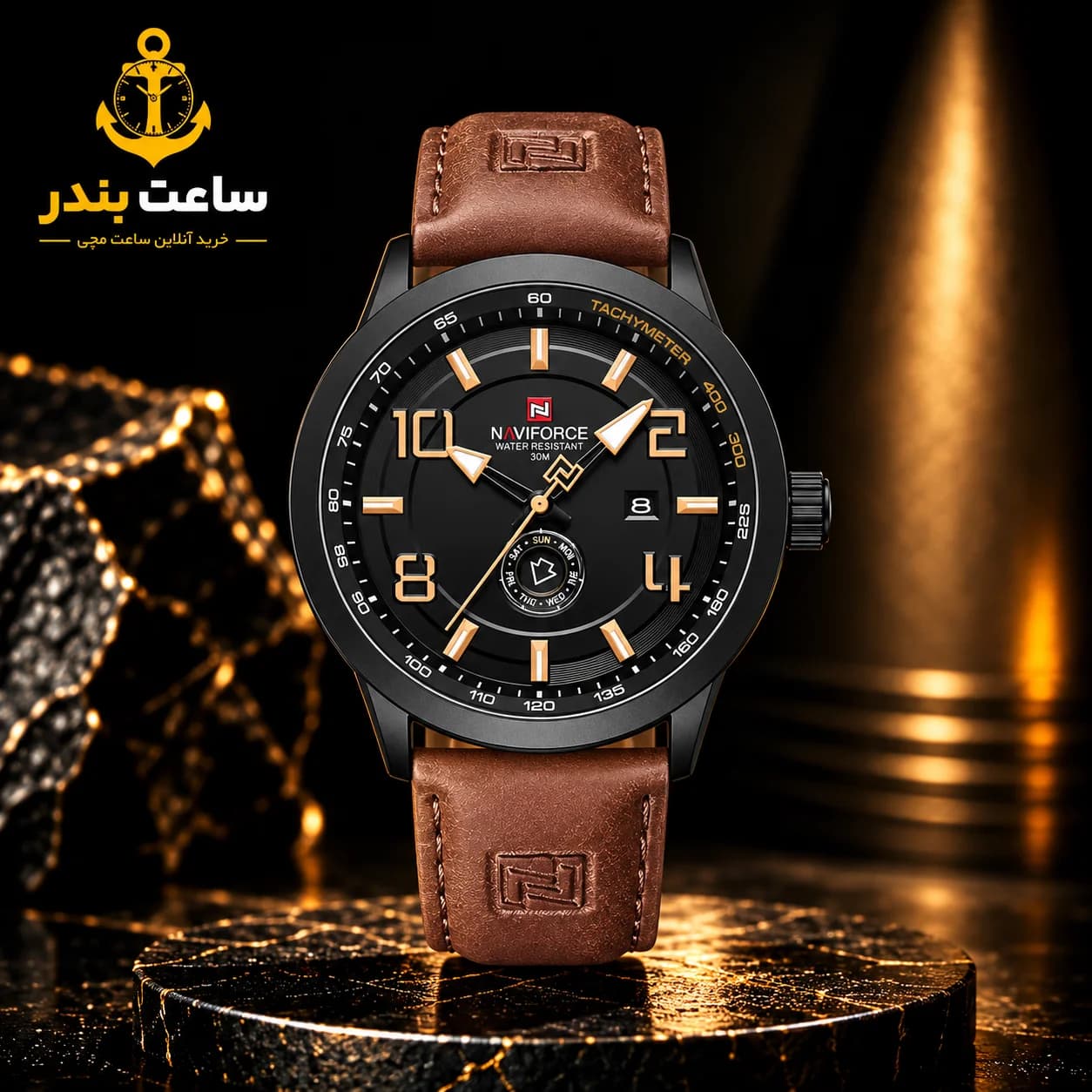 ساعت مچی مردانه نیوی فورس NAVIFORCE NF9229 S/W/L.BN — تصویر ۵