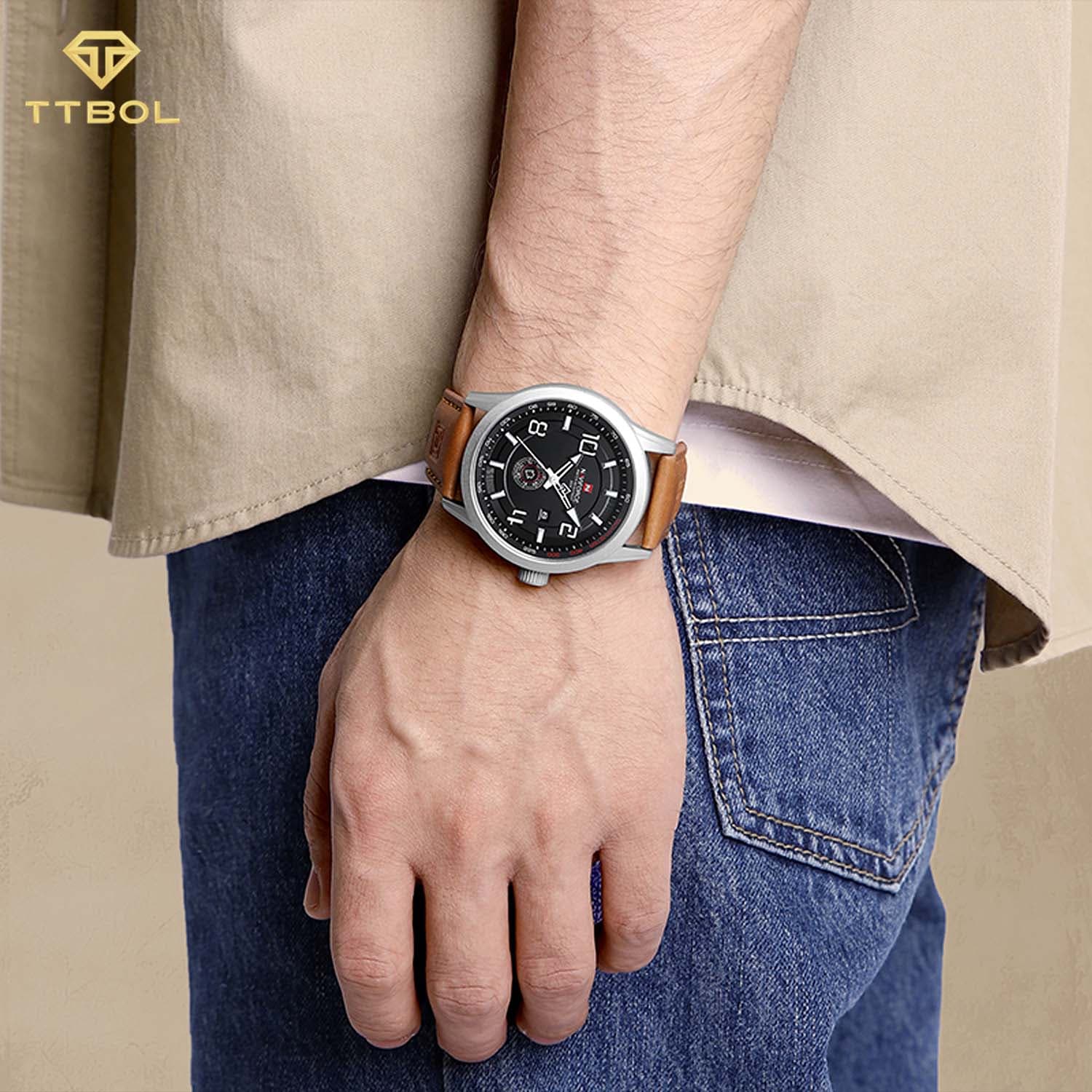 ساعت مچی مردانه نیوی فورس NAVIFORCE NF9229 S/W/L.BN — تصویر ۳