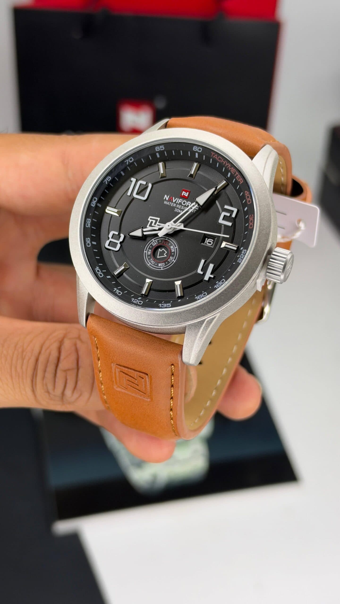 ساعت مچی مردانه نیوی فورس NAVIFORCE NF9229 S/W/L.BN — تصویر ۸