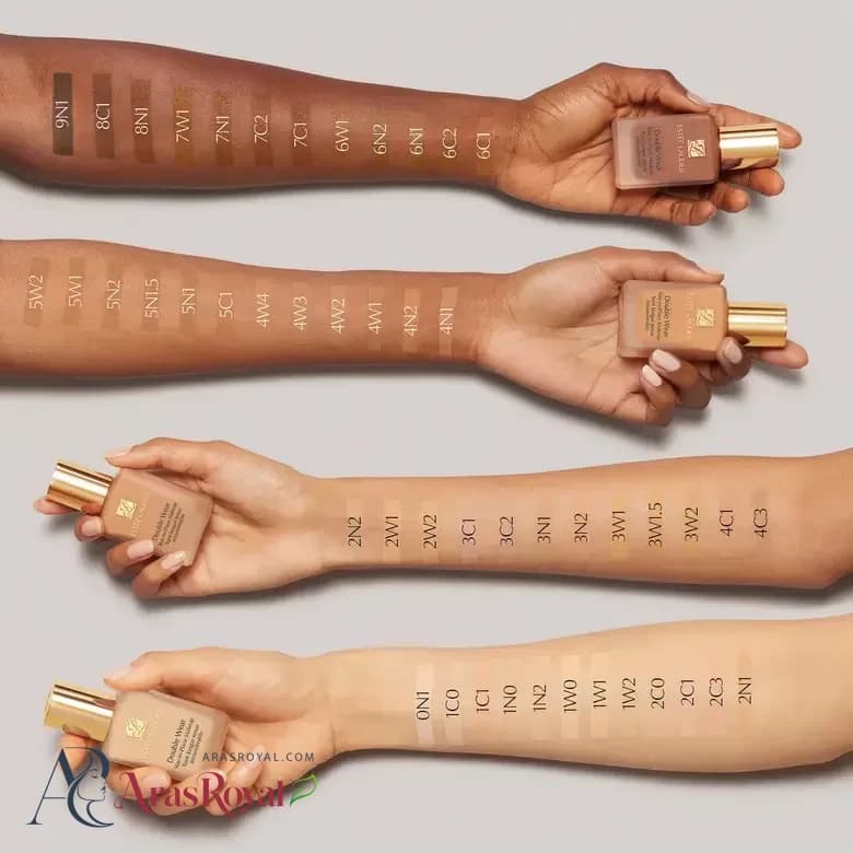 کرم پودر استی لادر Estée Lauder مدل Double Wear شماره 2C2 — تصویر ۴