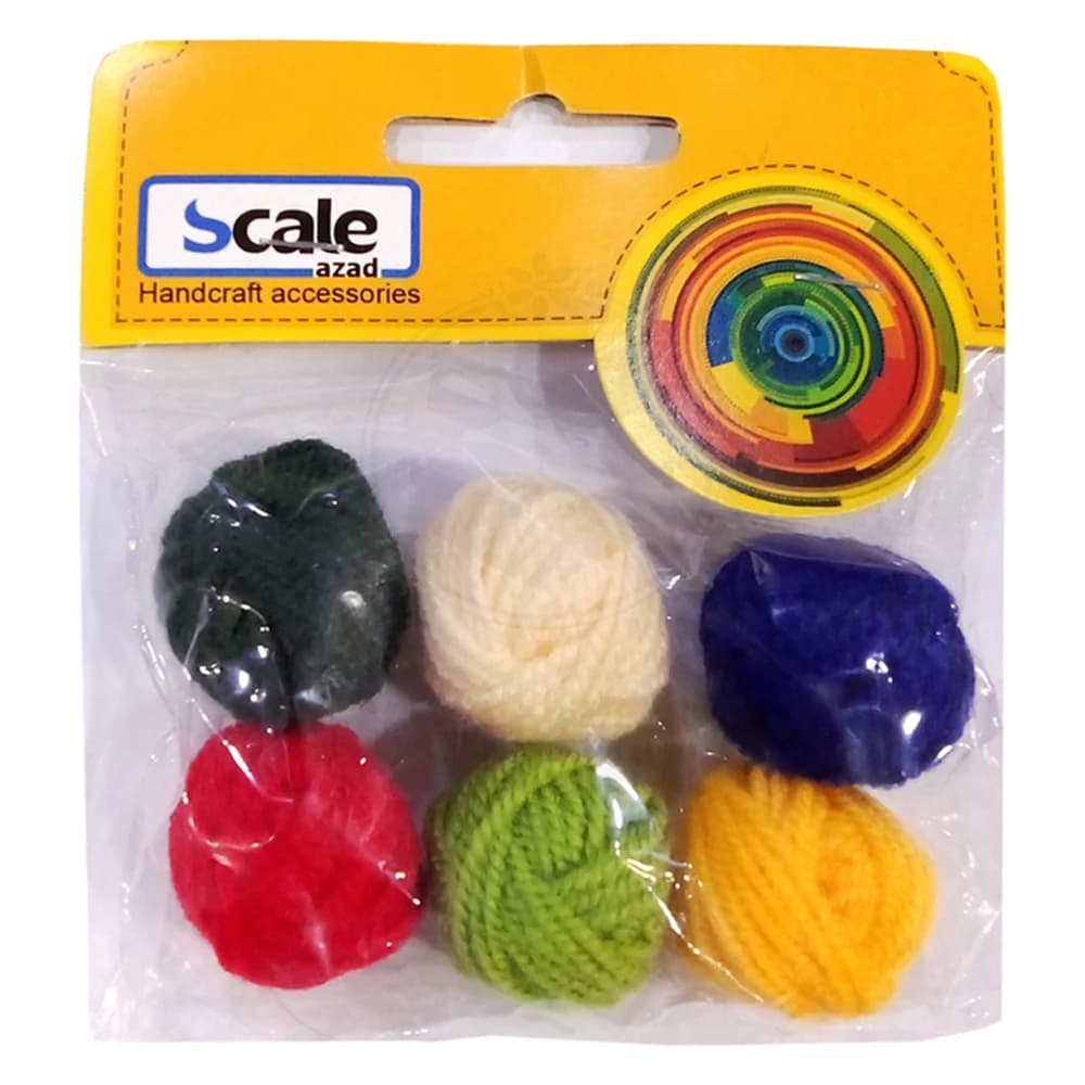 کاموا رنگی اسکیل SCALE (بسته ۶ عددی)