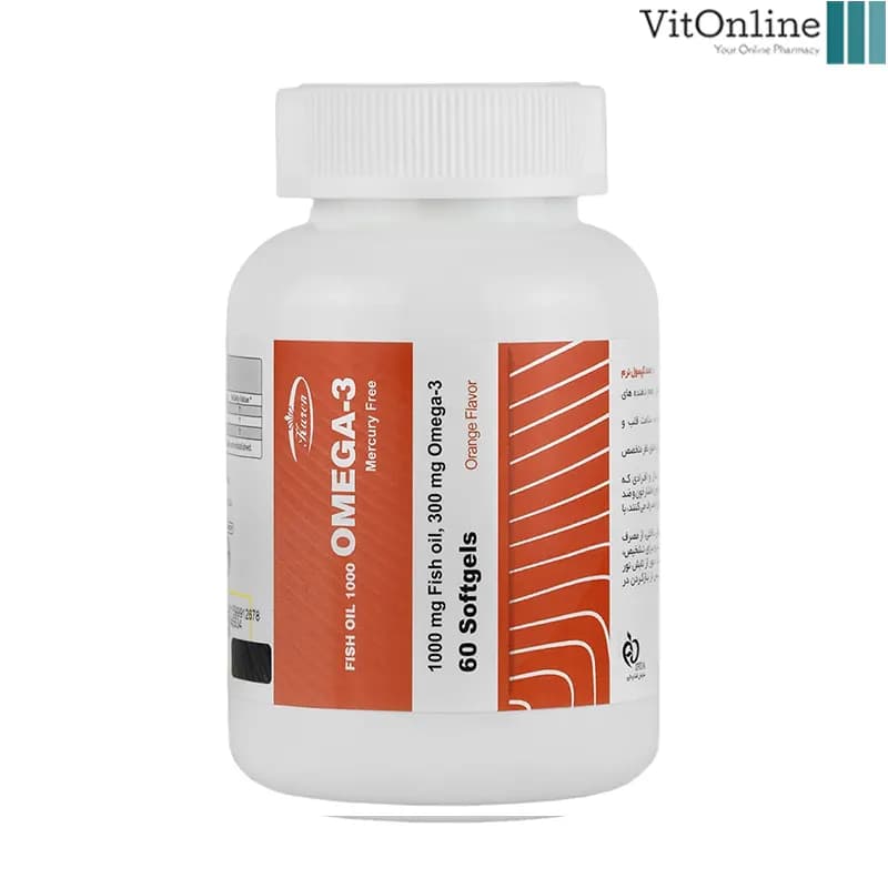 کپسول ژلاتینی امگا 3 کارن 60 عددی