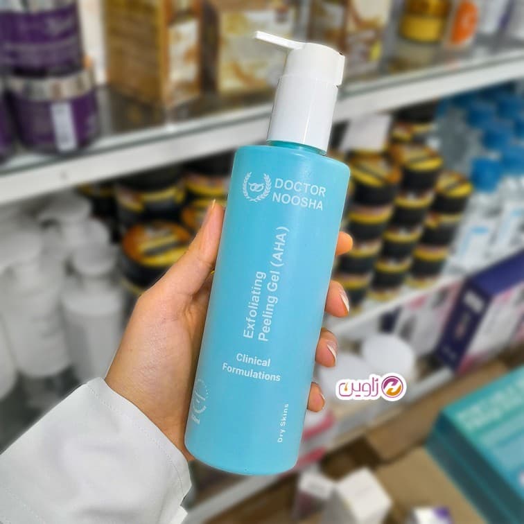 ژل پیلینگ AHA پوست خشک دکتر نوشا 350میل — تصویر ۳