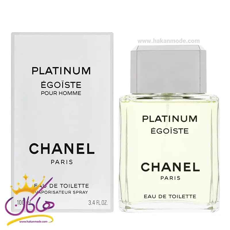 عطر ادکلن شنل اگویست پلاتینیوم ادوتویلت مردانه — تصویر ۲