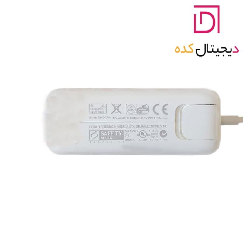 آداپتور لپ تاپ اپل Magsafe 2 | برند Gimo Plus | وات 60 | همراه پک — تصویر ۹